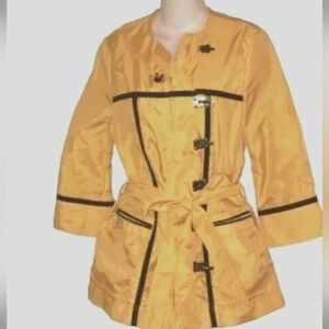 Zac Posen for Target Women's  Raincoat Jacket Yellow Coat Size XS